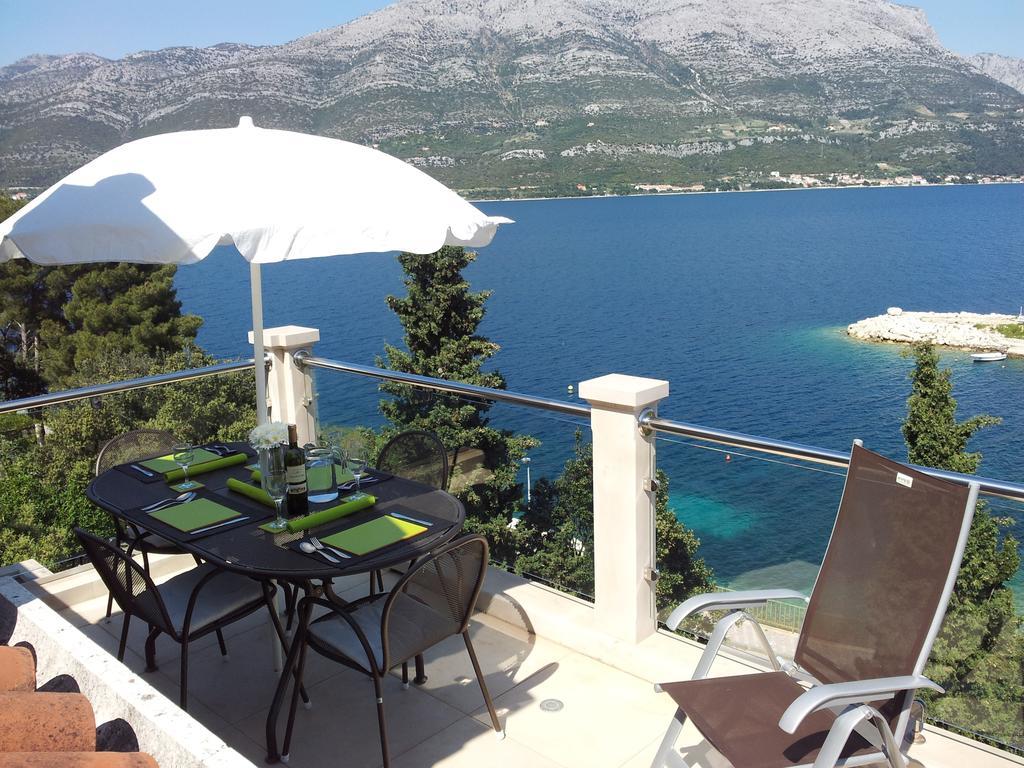 Villa Jade Apartments Front Row Sea View - Walk To Korcula Old Town Medvinjak Habitación foto
